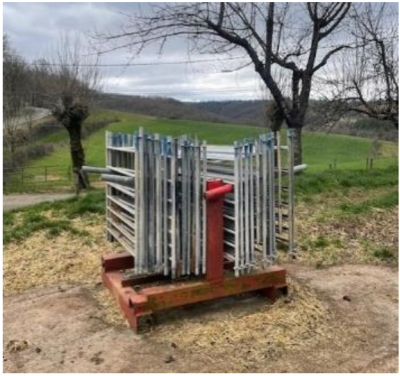 Rangement cases agnelage